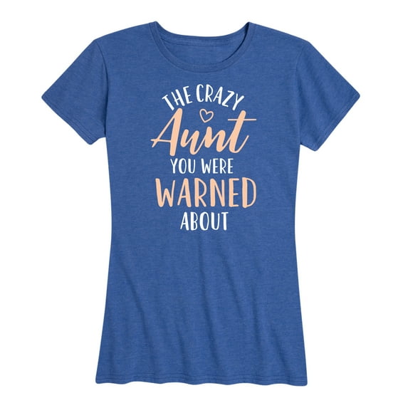 Instant Message - Crazy Aunt - Women's Short Sleeve Graphic T-Shirt