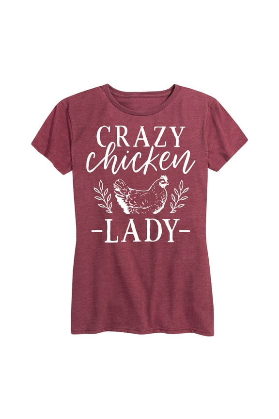 - Crazy Chicken Lady - Women's Short Sleeve Graphic T-Shirt