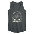 thumbnail image 1 of Instant Message - Create Life Arizona - Women's Racerback Tank Top, 1 of 6