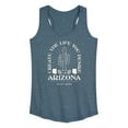 thumbnail image 1 of Instant Message - Create Life Arizona - Women's Racerback Tank Top, 1 of 6