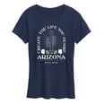 thumbnail image 1 of Instant Message - Create Life Arizona - Women's Short Sleeve Graphic T-Shirt, 1 of 6