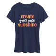 thumbnail image 1 of Instant Message - Create Your Own Sunshine - Women's Short Sleeve Graphic T-Shirt, 1 of 6