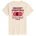 thumbnail image 1 of Instant Message - Crochet Christmas Short Sleeve Graphic T-Shirt, 1 of 5