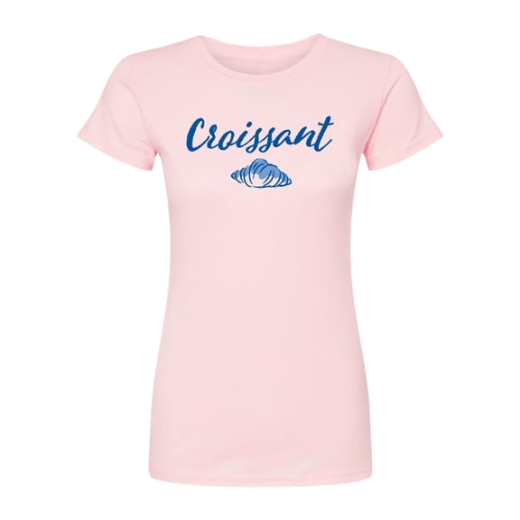 Instant Message - Croissant - Juniors Fitted Short Sleeve Graohic T-Shirt