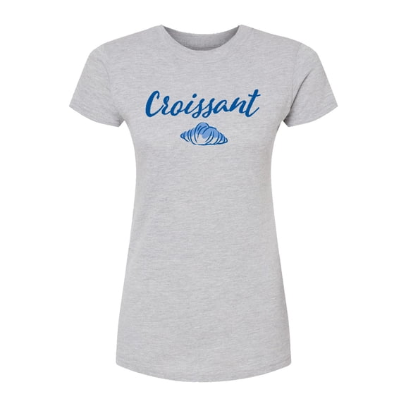 Instant Message - Croissant - Juniors Fitted Short Sleeve Graohic T-Shirt