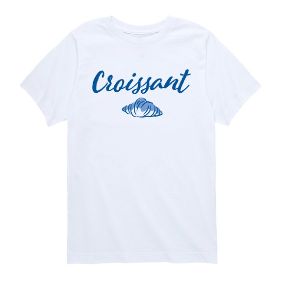 Instant Message - Croissant Short Sleeve Graphic T-Shirt