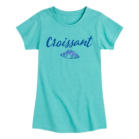 Instant Message - Croissant - Youth Girls Fitted Short Sleeve T-Shirt