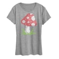 thumbnail image 1 of Instant Message - Cross Stitch Mushroom - Women's Short Sleeve Graphic T-Shirt, 1 of 6