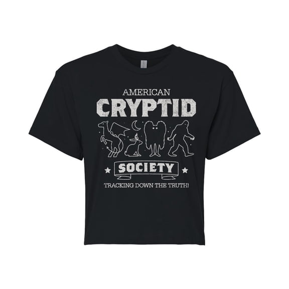Instant Message - Cryptid Society Cropped Graphic T-Shirt