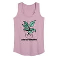 thumbnail image 1 of Instant Message - Cute But Sensitive - Women's Racerback Tank Top, 1 of 6