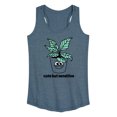 thumbnail image 1 of Instant Message - Cute But Sensitive - Women's Racerback Tank Top, 1 of 6