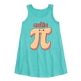 thumbnail image 1 of Instant Message - Cutie Pi - Toddler & Youth Girls A-line Dress, 1 of 5