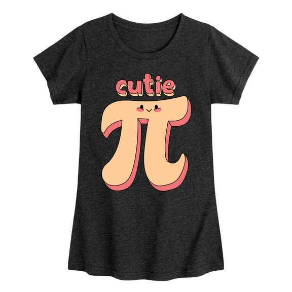 Instant Message - Cutie Pi - Toddler & Youth Girls Short Sleeve Graphic T-Shirt