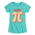 thumbnail image 1 of Instant Message - Cutie Pi - Toddler & Youth Girls Short Sleeve Graphic T-Shirt, 1 of 6