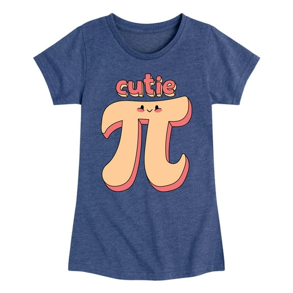 Instant Message - Cutie Pi - Toddler & Youth Girls Short Sleeve Graphic T-Shirt