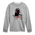 thumbnail image 1 of Instant Message - DJ Cat - Toddler & Youth Long Sleeve Graphic T-Shirt, 1 of 6