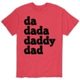 thumbnail image 1 of Instant Message - Da Dada Daddy Dad - Father's Day Gift - Men's Short Sleeve Graphic T-Shirt, 1 of 5