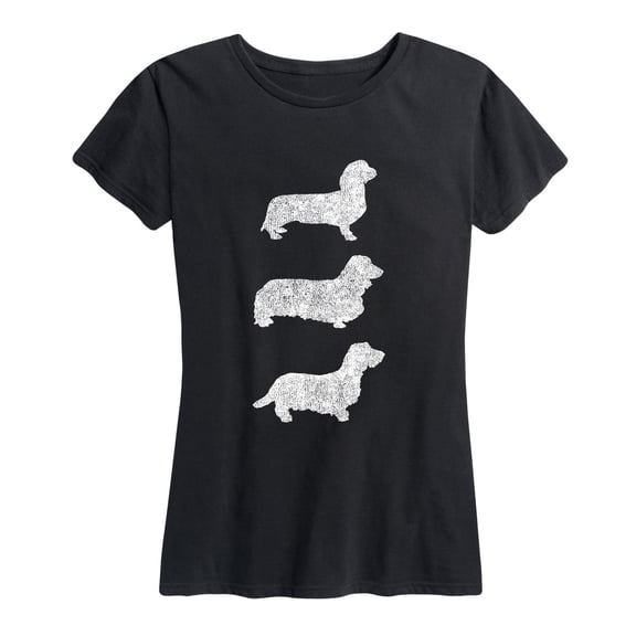 Instant Message - Dachshunds - Women's Short Sleeve Graphic T-Shirt