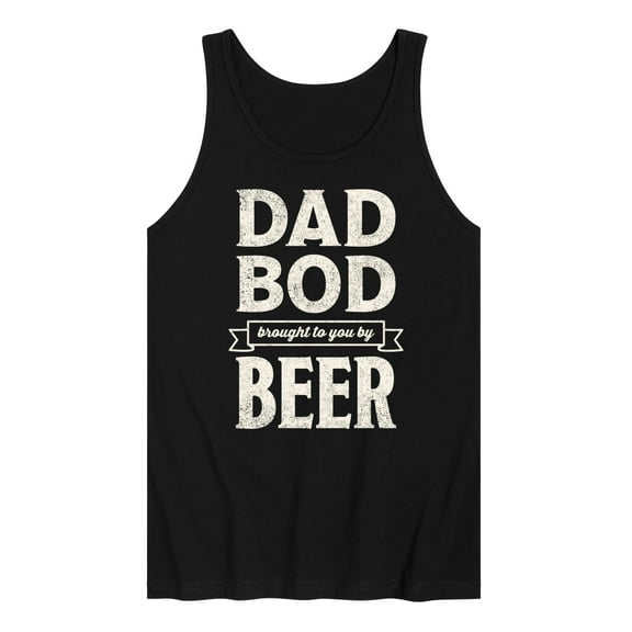Instant Message - Dad Bod By Beer  - Men's Jersey Tank Top
