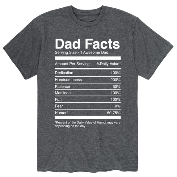Instant Message - Dad Facts - Men's Short Sleeve Graphic T-Shirt