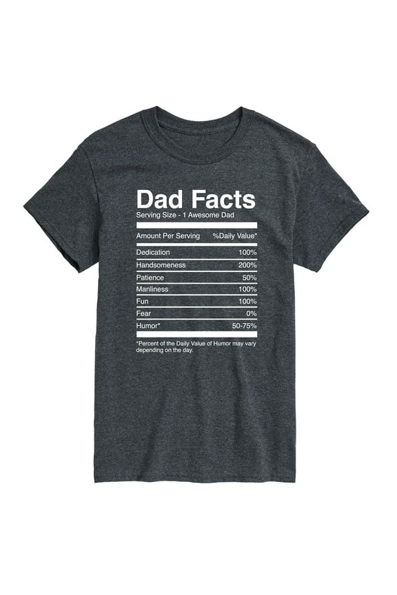 - Dad Facts - Father's Day Gift - Men's Short Sleeve Graphic T-Shirt