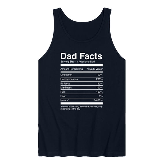 Instant Message - Dad Facts Graphic Tank Top