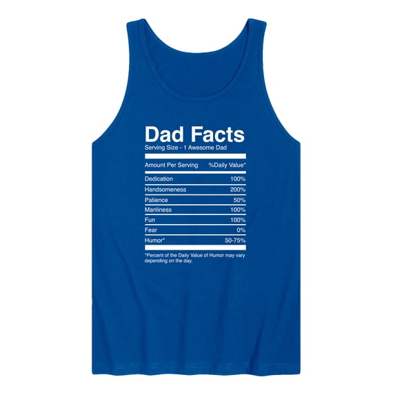 Instant Message - Dad Facts Graphic Tank Top