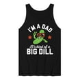 thumbnail image 1 of Instant Message - Dad Kind Of Big Dill   - Men's Jersey Tank Top, 1 of 6