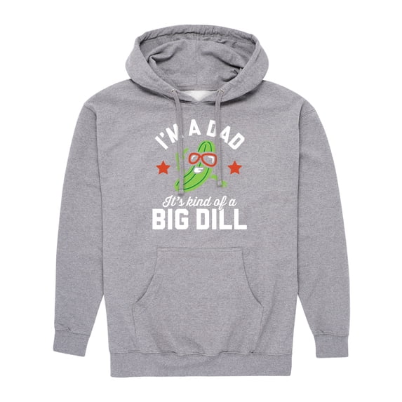 Instant Message - Dad Kind Of Big Dill - Men's Pullover Hooded Fleece Sweatshirt