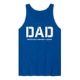 thumbnail image 1 of Instant Message - Dad Protector Provider Leader Graphic Tank Top, 1 of 4