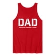 thumbnail image 1 of Instant Message - Dad Protector Provider Leader Graphic Tank Top, 1 of 5
