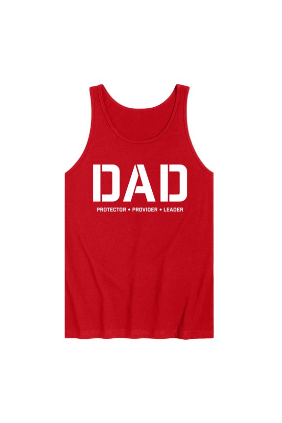 - Dad Protector Provider Leader - Men's Sleeveless Graphic Tank