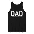 thumbnail image 1 of Instant Message - Dad Protector Provider Leader Graphic Tank Top, 1 of 5