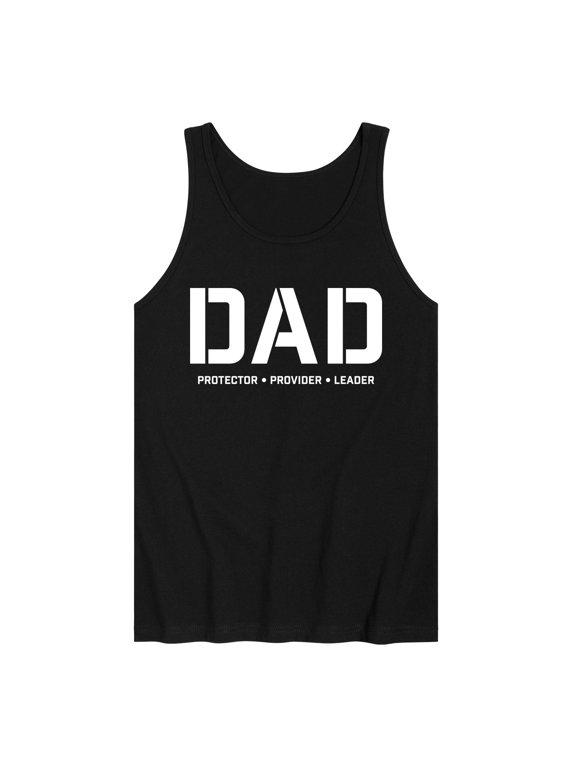 - Dad Protector Provider Leader Men's Graphic Tank Top