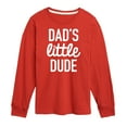 thumbnail image 1 of Instant Message - Dad Set Little Dude - Toddler & Youth Long Sleeve Graphic T-Shirt, 1 of 6