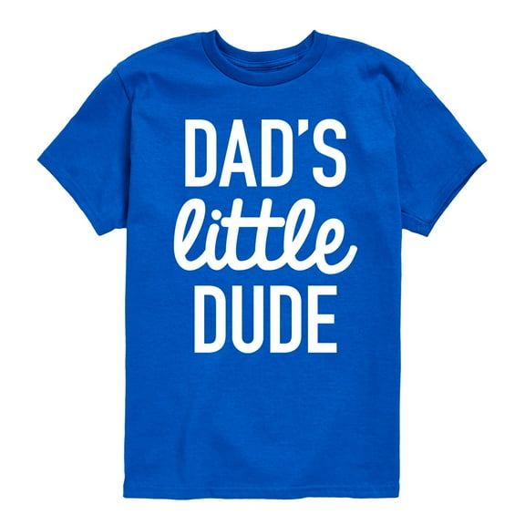 Instant Message - Dad Set Little Dude - Toddler & Youth Short Sleeve Graphic T-Shirt