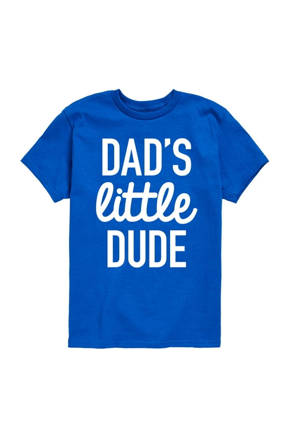 - Dad Set Little Dude - Toddler & Youth Short Sleeve Graphic T-Shirt