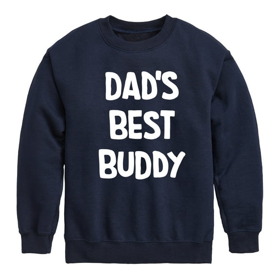 Instant Message - Dad & Son Matching Set - Best Buddies - Men's & Kids Crew Neck Fleece Pullover