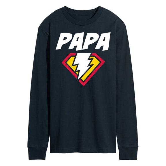 Instant Message - Dad & Son Matching Set - Papa & Sidekick - Men's & Kids Long Sleeve T-Shirt