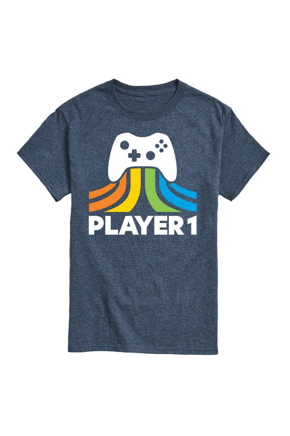 - Dad & Son Matching Set - Player 1 & 2 - Men's & Kid's Short Sleeve Graphic T-Shirt