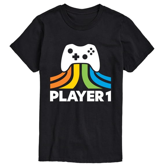Instant Message - Dad & Son Matching Set - Player 1 & 2 - Men's & Kid's Short Sleeve Graphic T-Shirt