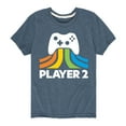 thumbnail image 1 of Instant Message - Dad & Son Matching Set - Player 1 & 2 - Men's & Kid's Short Sleeve Graphic T-Shirt, 1 of 6
