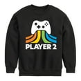 thumbnail image 1 of Instant Message - Dad & Son Matching Set - Player 1 & 2 - Men's & Kids Crew Neck Fleece Pullover, 1 of 6