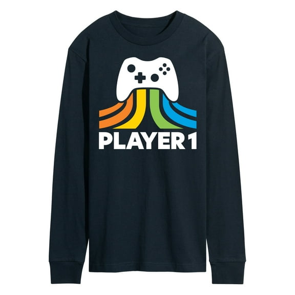 Instant Message - Dad & Son Matching Set - Player 1 & 2 - Men's & Kids Long Sleeve T-Shirt