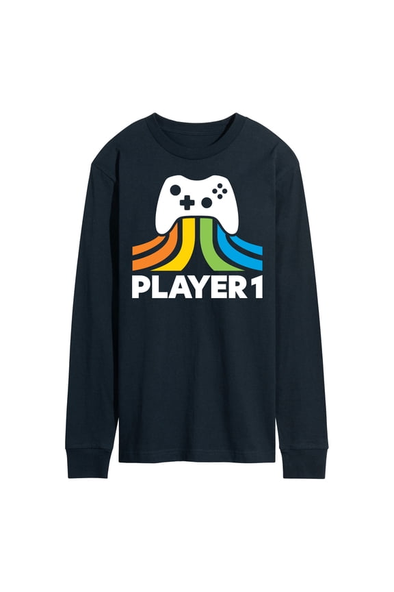 - Dad & Son Matching Set - Player 1 & 2 - Men's & Kids Long Sleeve T-Shirt