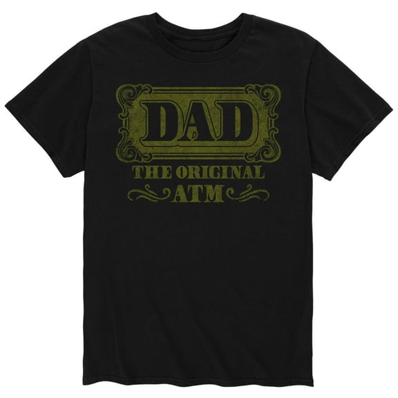 Instant Message - Dad The Original ATM - Father's Day Gift - Men's Short Sleeve Graphic T-Shirt