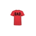 thumbnail image 1 of Instant Message - Dad The Real Superhero - Men's Short Sleeve Graphic T-Shirt, 1 of 5
