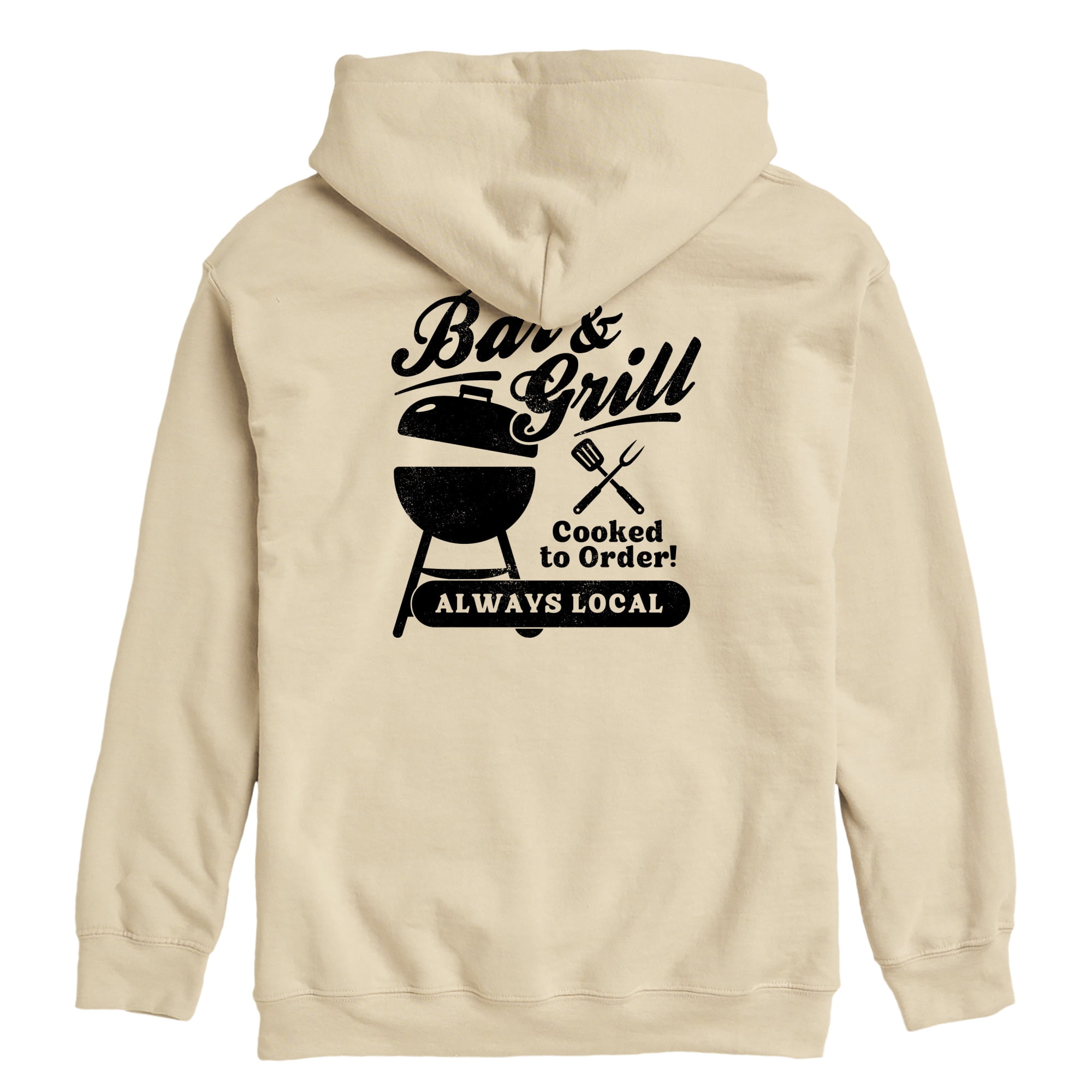 Instant Message - Dad's Bar And Grill Men's Graphic Fleece Pullover ...