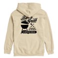 Instant Message - Dad's Bar And Grill Men's Graphic Fleece Pullover ...