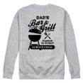 Instant Message - Dad's Bar And Grill Men's Graphic Fleece Sweatshirt ...